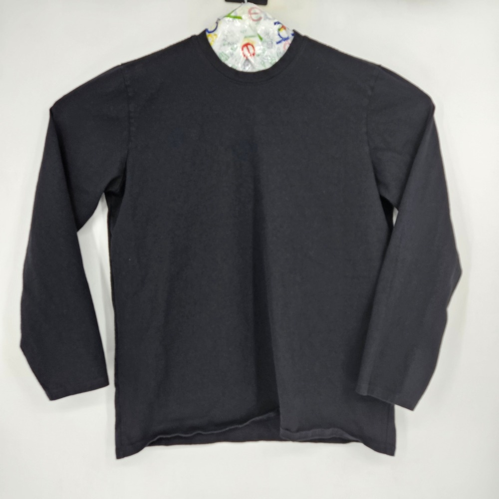 Baldwin Shirt Mens Large Scout Long Sleeve Crewneck Black‎ Casual Preppy